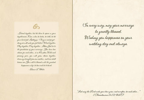 I Do Greeting Wedding Scripture Card Legacy