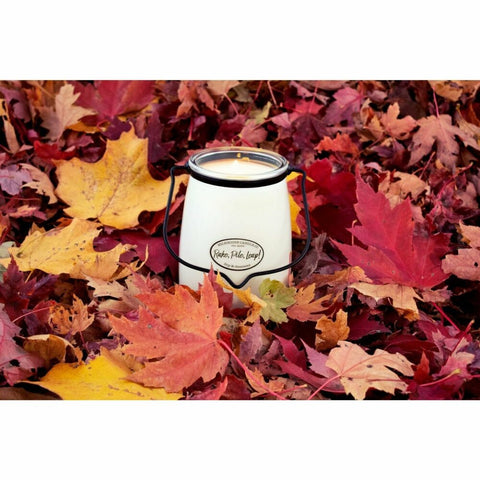 Butter Jar 22 oz: Rake, Pile, Leap! Milkhouse Candle Co