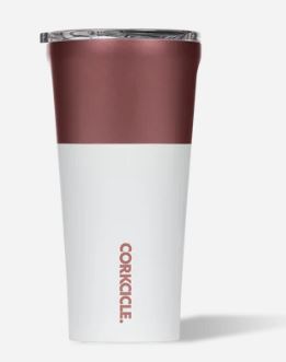 Tumbler - 16oz White Rose Corkcicle