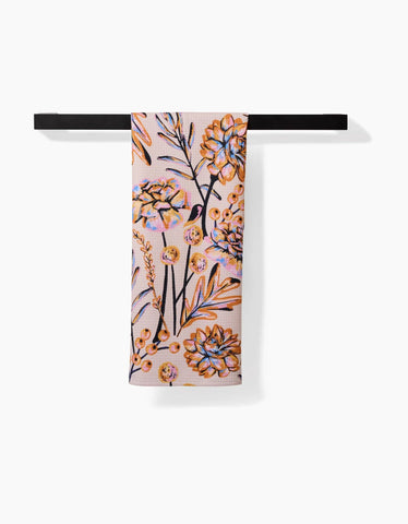 Autumn Bouquet Tea Towel Geometry