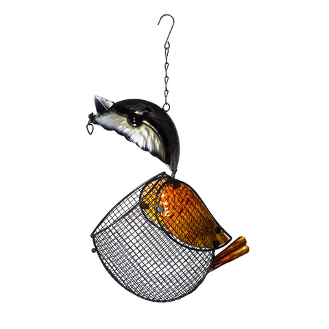 Mesh Hanging Bird Feeder, Chickadee Evergreen Enterprises