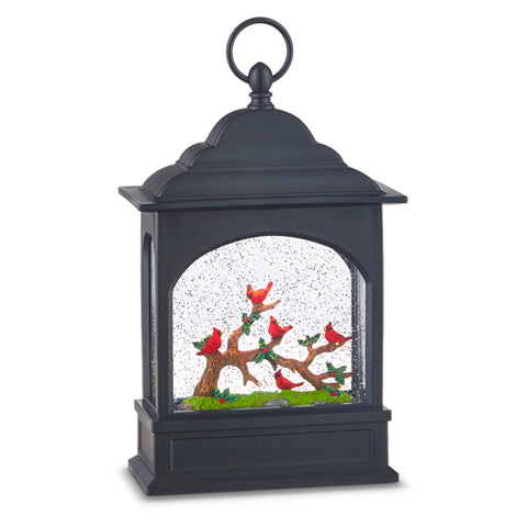 11" Cardinal Lighted Water Lantern RAZ Imports