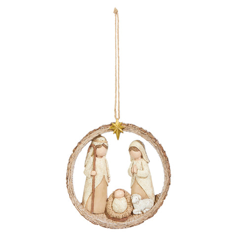 4.5" Holy Family Ornament RAZ Imports