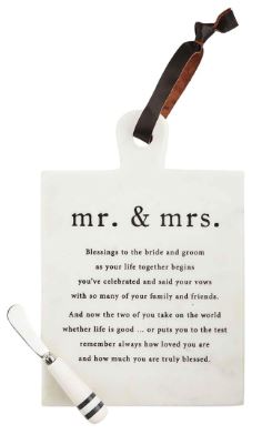 Mr. &amp; Mrs. Blessing Board Set Mud Pie