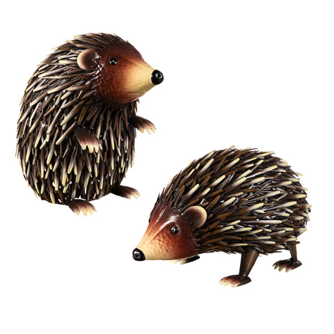 Metal Hedgehog Statuary Evergreen Enterprises