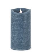 Simplux LED Designer Candle w/4 and 8 Hr Timer 3.5"D, 7.75"H Wax/Plastic (Requires 2 C Batteries, No Melrose