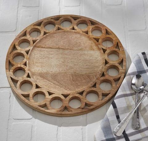 WOODEN CIRCLES CHARGER Park Designs