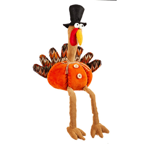 Plush Turkey Table Décor Evergreen Enterprises