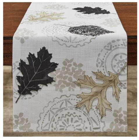 FARMHOUSE LEAVES TABLE RUNNER 15X72 Park Designs