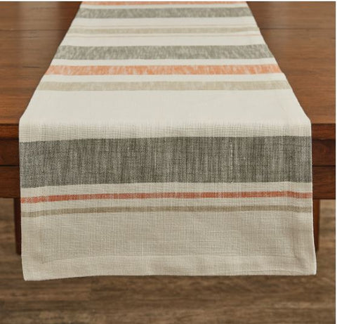 HAYRIDE STRIPE TABLE RUNNER 15X Park Designs