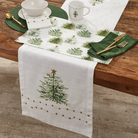 RUSTIC CHRISTMAS TABLE RUNNER 15X54 Park Designs