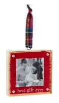 BEST GIFT FRAME ORNAMENT Mud Pie