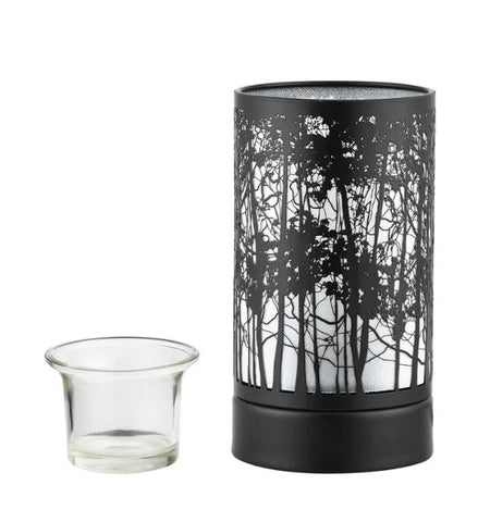 Black Morning Trees Touch Lamp Peterson Housewares