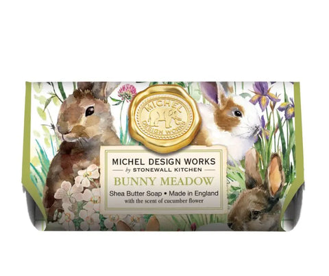 Bunny Meadow Large Bath Soap Bar Michel Design Works