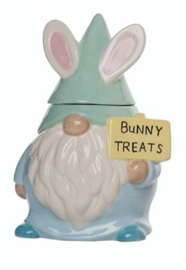 Dol Easter Gnome Mini Candy Jar 3 Asst Transpac