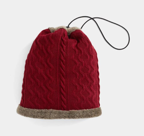 Convertible Snood/Hat - Deep Red TGB Brands