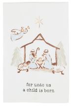 FOR NATIVITY COTTON TOWEL Mud Pie