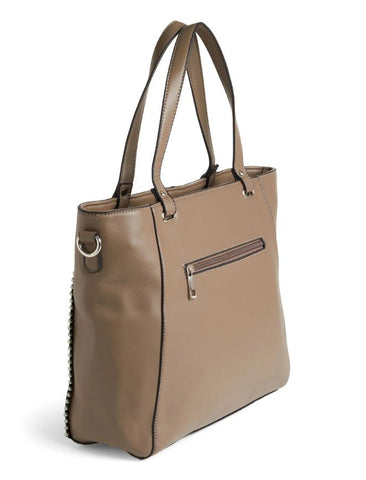 Jenna Studded Tote + Crossbody -  Mushroom TGB Brands