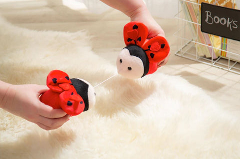 5" Plush Kissing Ladybug Plush with Pull string mo Evergreen Enterprises