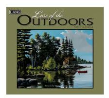 LURE OF THE OUTDOORS-LNG 2025 WALL CALENDAR Lang Companies, Inc