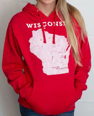 Hometown WI Sweatshirts, Small Scratchpad Tees