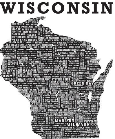 Hometown WI Sweatshirts, Small Scratchpad Tees