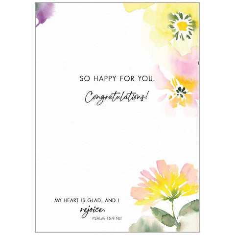 Yellow Floral Celebrations Prayer Life Flower Card Legacy