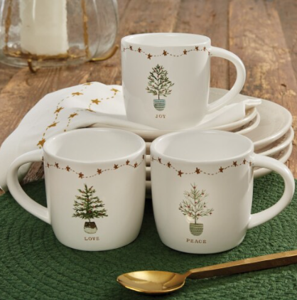 Rustic Christmas Joy Mug Park Designs