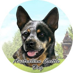 Australian Cattle Dog Car Coaster - Treehouse Gift & Home