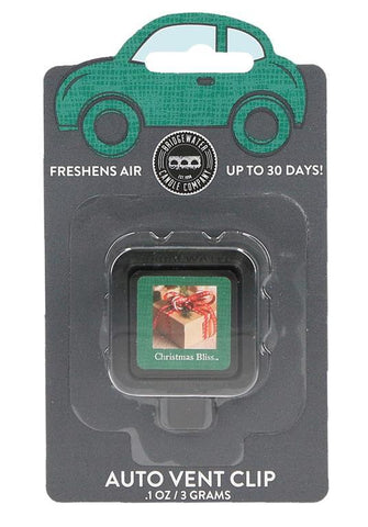 Auto Car Vent Air Freshener Bridgewater Candle Company