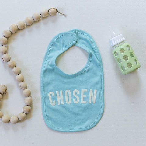 Chosen Bib in Chill Blue - Treehouse Gift & Home