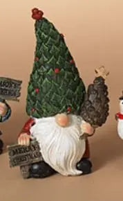 Holiday Gnome Figurines Gerson