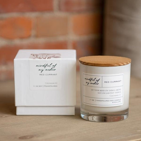 Mindful of My Maker Boxed Candle in 11 oz - Treehouse Gift & Home