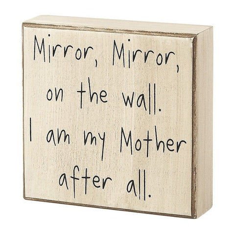 Mirror on the Wall Box Sign - Treehouse Gift & Home