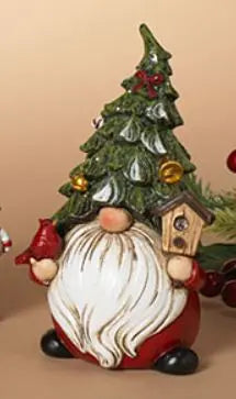 Resin Holiday Gnome Figurines Gerson