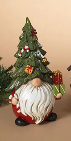 Resin Holiday Gnome Figurines Gerson