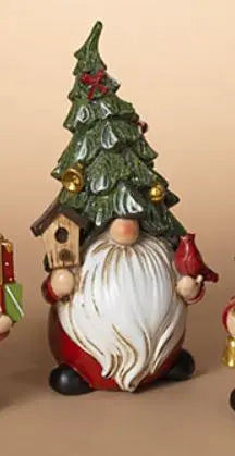 Resin Holiday Gnome Figurines Gerson