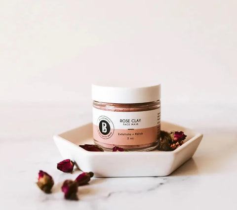 Rose Clay Face Mask Bella Botanicals