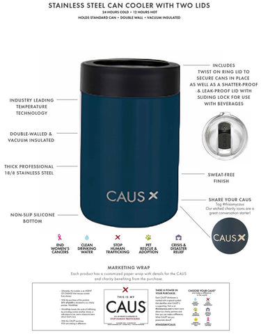 SS Can Cooler Blush BCA: That Gives Back - Treehouse Gift & Home