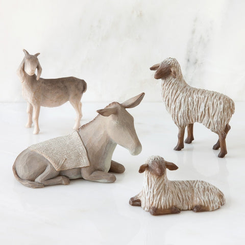 Sheltering Animals for the Holy Family Willow - Treehouse Gift & Home